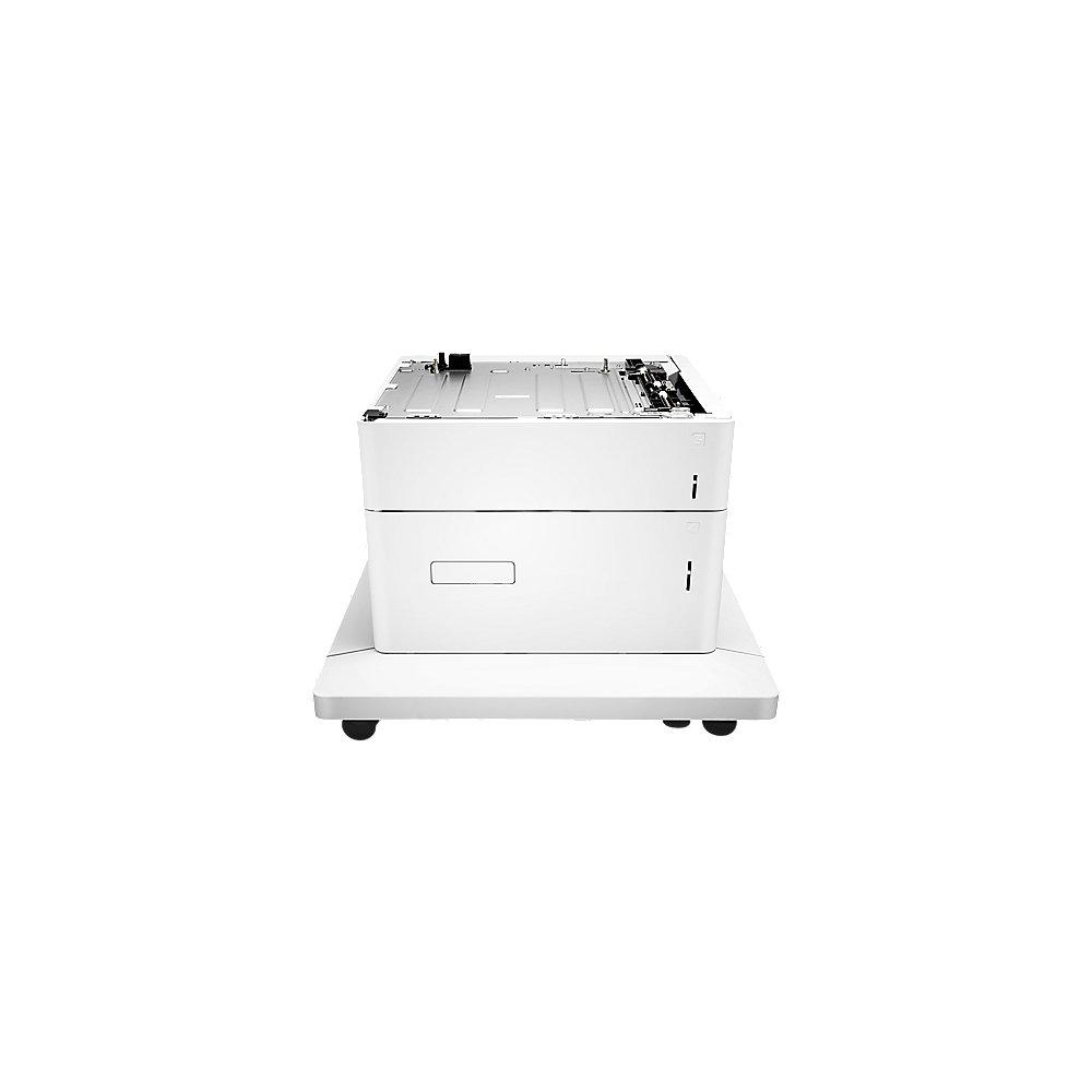 HP P1B12A Druckerunterschrank mit Medienzuführung 2.500 Blätter in 2 Schubladen
