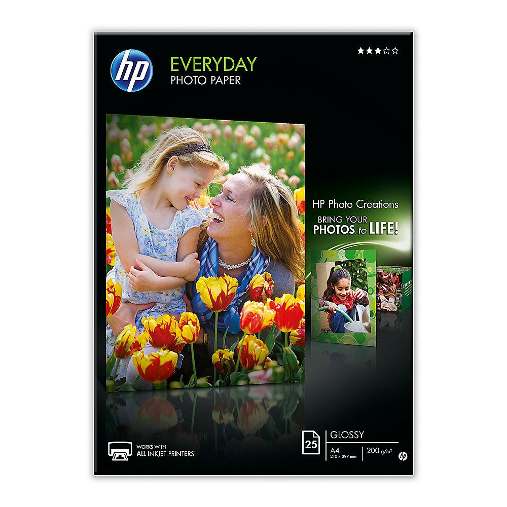 HP Q5451A Fotopapier glänzend, 25 Blatt, DIN A4, 200 g/qm, HP, Q5451A, Fotopapier, glänzend, 25, Blatt, DIN, A4, 200, g/qm