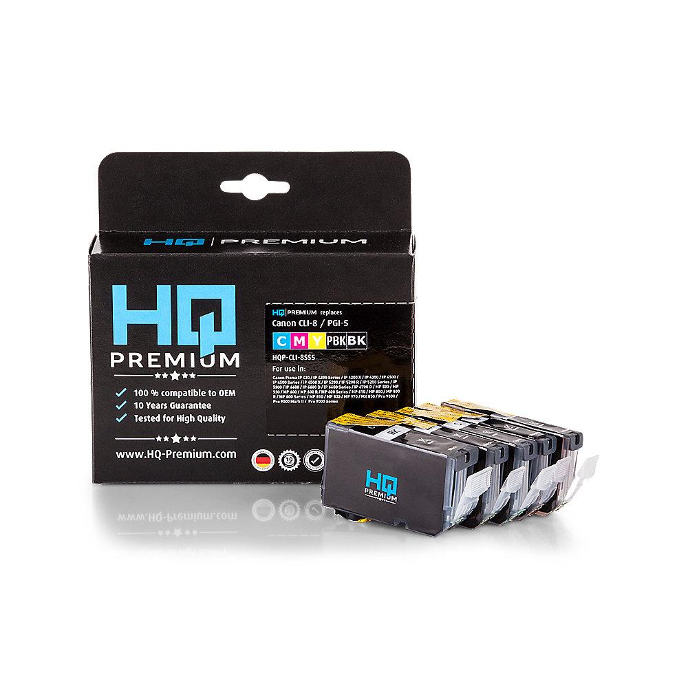 HQ-Premium Tintenpatronen Multipack ersetzt Canon PGI-5 / CLI-8
