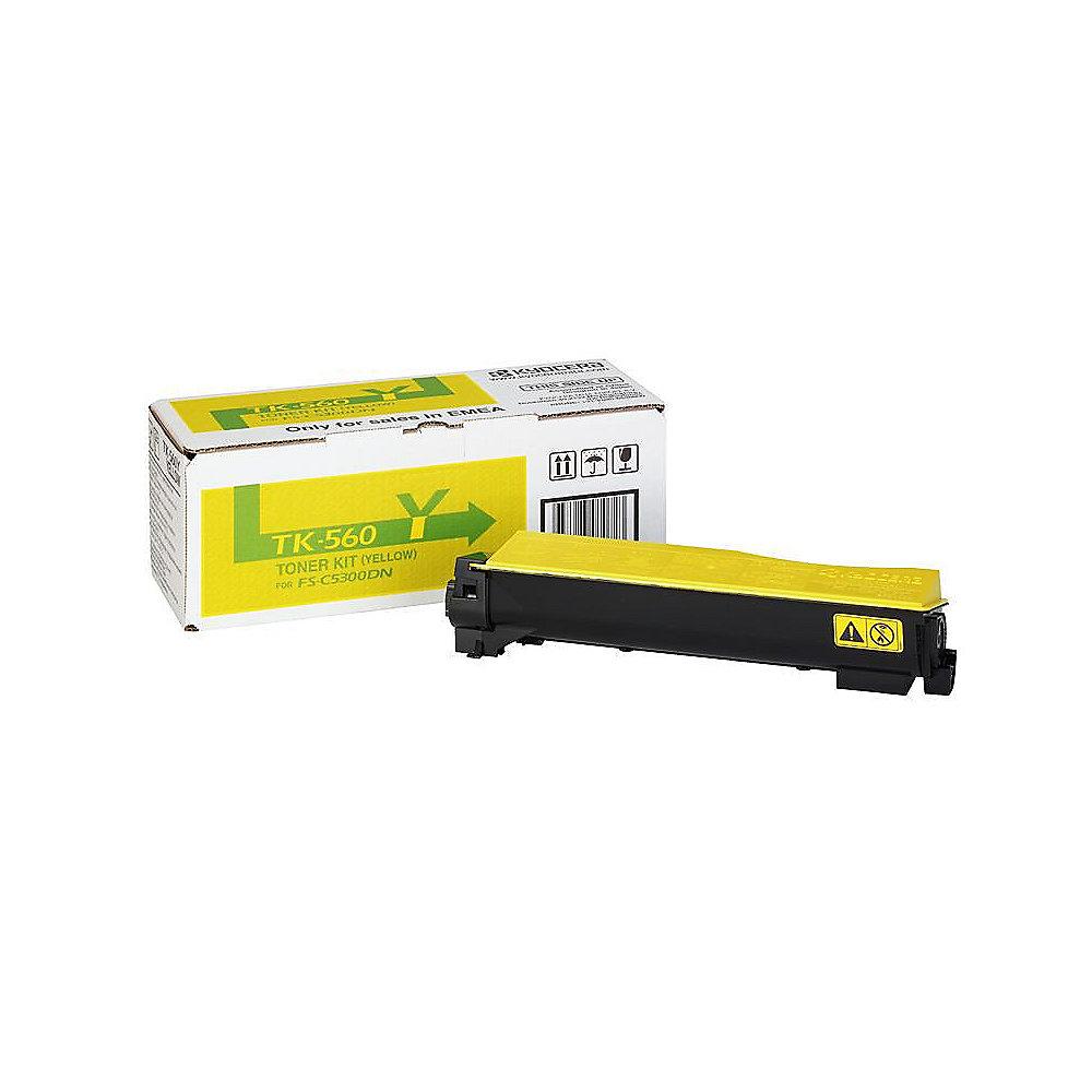 Kyocera 1T02HNAEU0 Toner gelb TK 560Y, Kyocera, 1T02HNAEU0, Toner, gelb, TK, 560Y