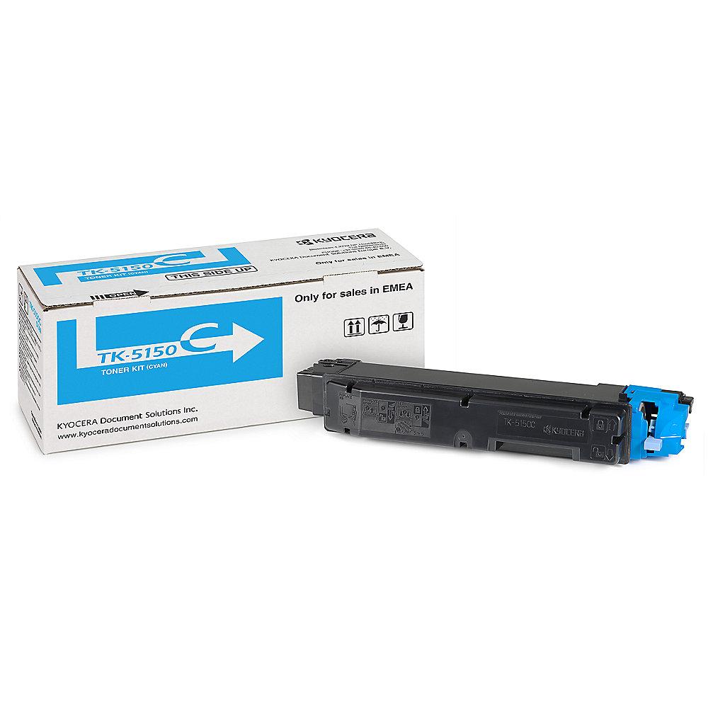 Kyocera 1T02NSCNL0 Toner cyan TK-5150C mit 10.000 Seiten