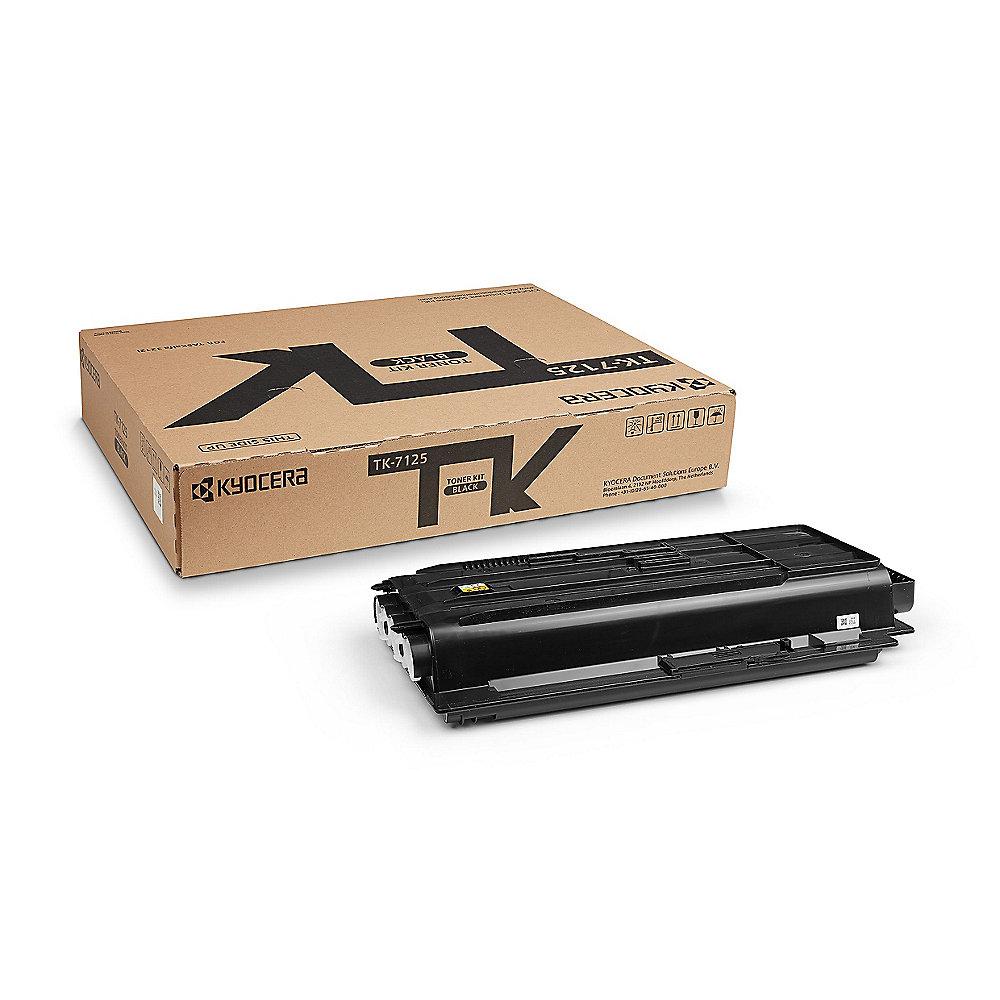 Kyocera Original Toner TK-7125 / 1T02V70NL0 Schwarz für ca. 20.000 Seiten, Kyocera, Original, Toner, TK-7125, /, 1T02V70NL0, Schwarz, ca., 20.000, Seiten