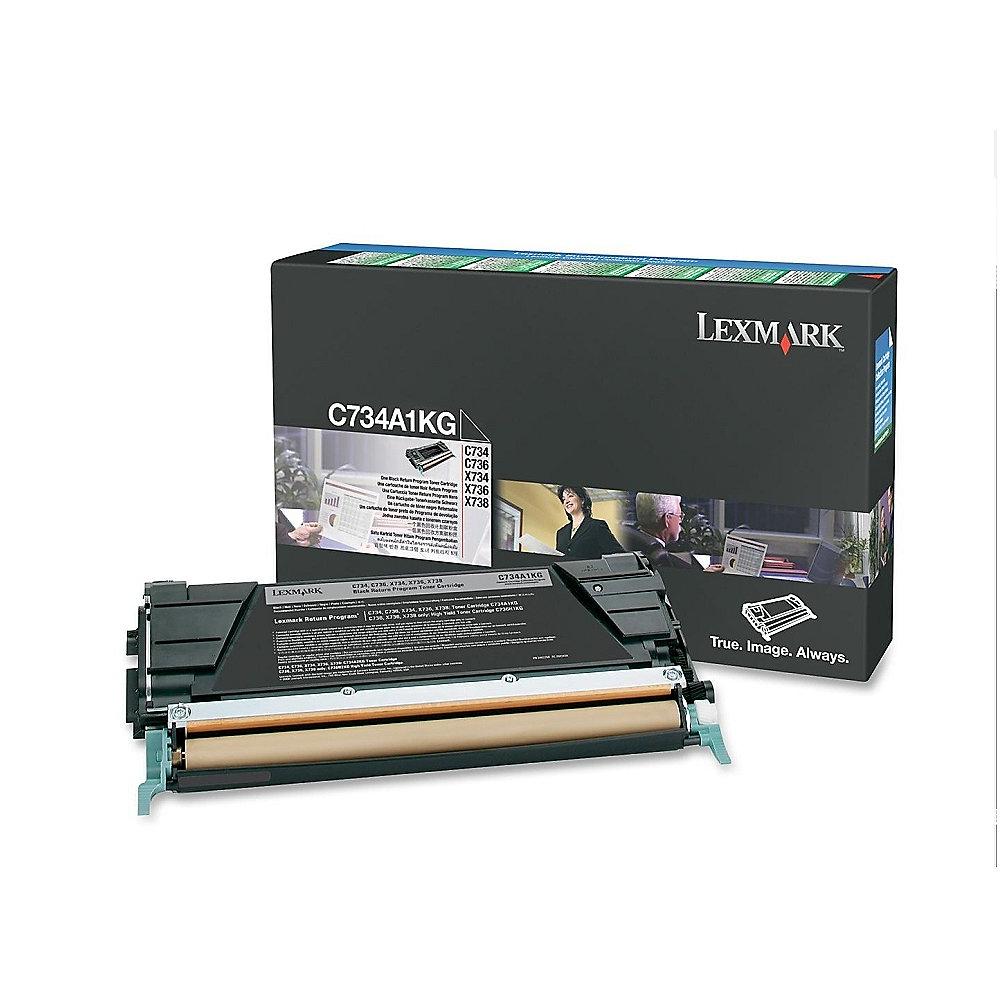 Lexmark C734A1KG Toner Schwarz für ca. 8.000 Seiten