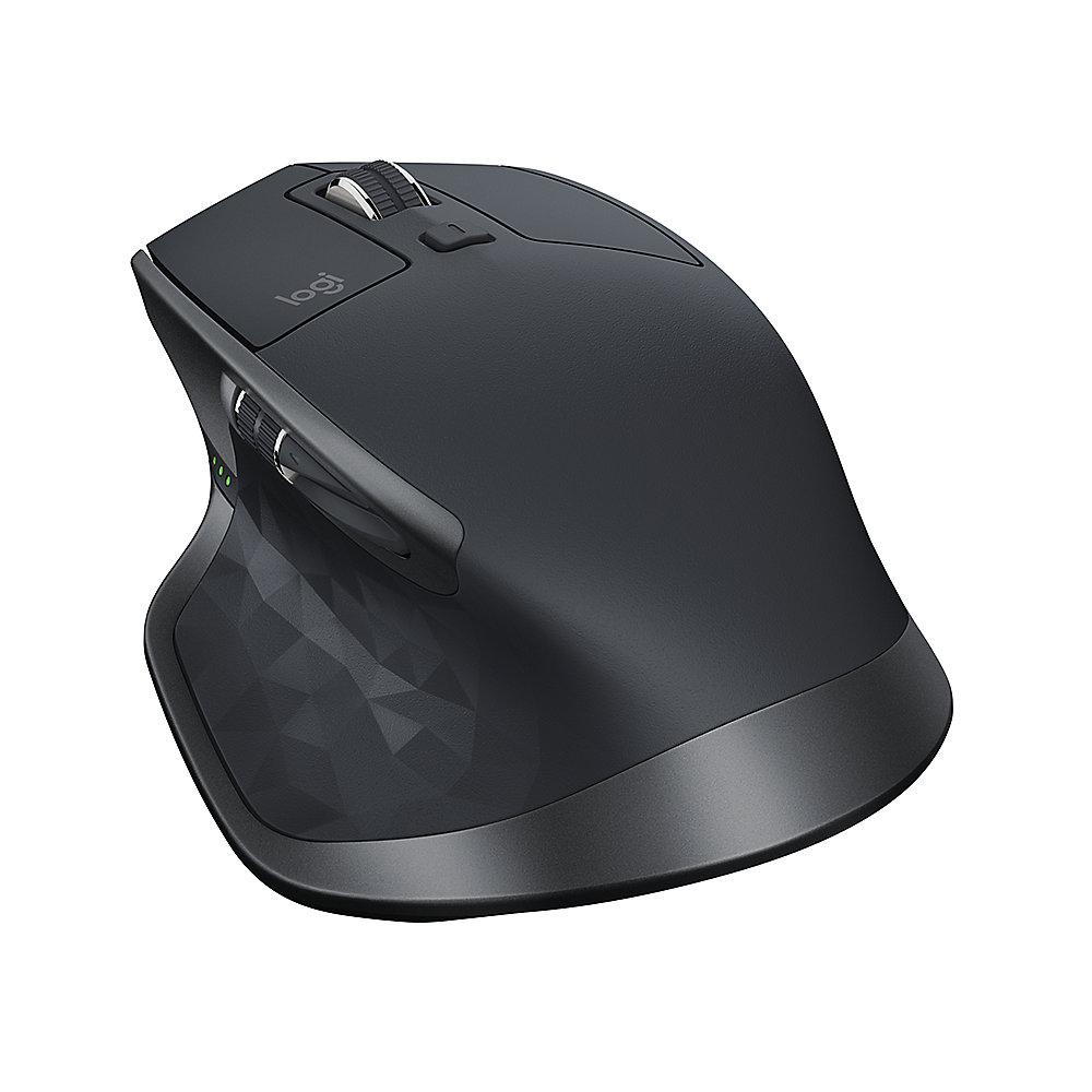 Logitech MX Master 2S Kabellose Maus PC/Mac Bluetooth Grafit 910-005139