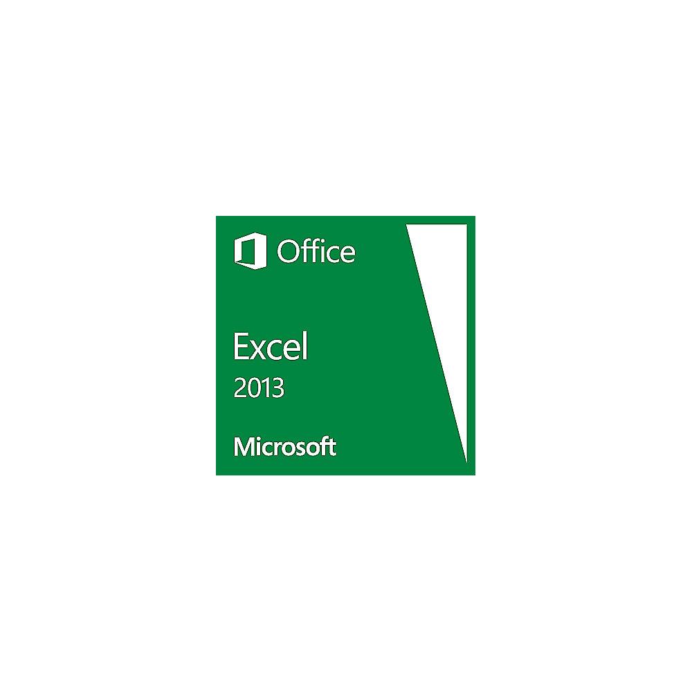 Microsoft Excel 2013 Win Open-NL 1 PC inkl. SA