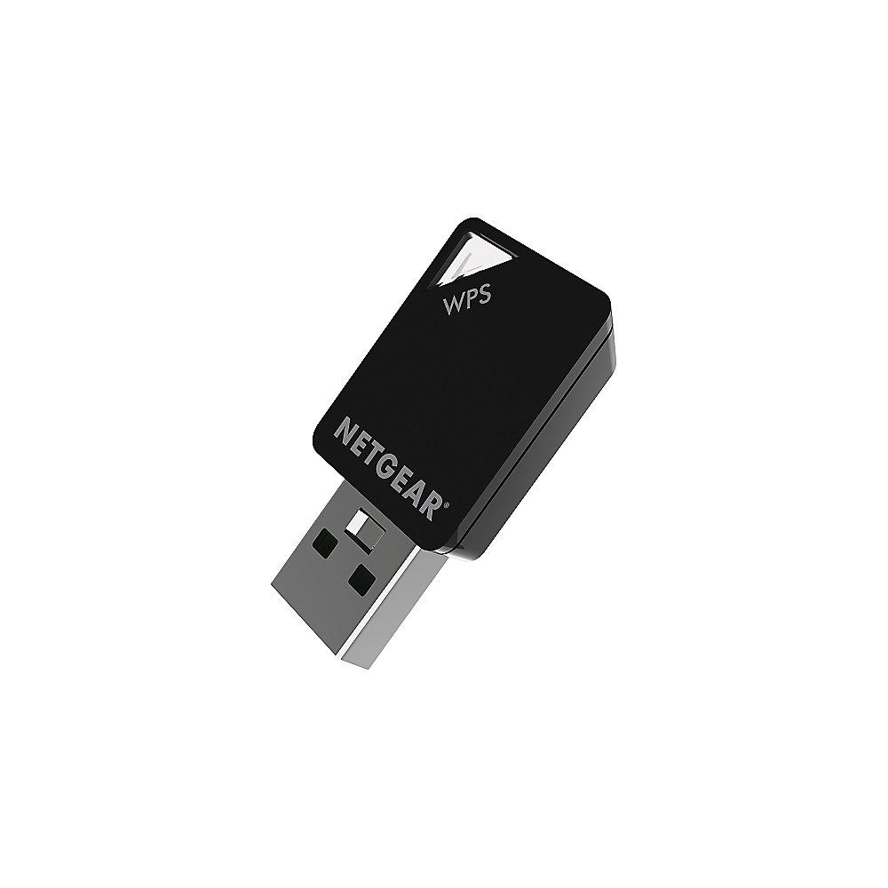 Netgear A6100 WiFi USB Mini Adapter WLAN USB-Adapter 150/433 MBit/s, Netgear, A6100, WiFi, USB, Mini, Adapter, WLAN, USB-Adapter, 150/433, MBit/s