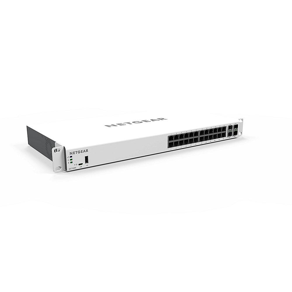 Netgear GC728XP Insight Managed Smart Cloud 28-Port Switch PoE  24x RJ45, 4x SFP, Netgear, GC728XP, Insight, Managed, Smart, Cloud, 28-Port, Switch, PoE, 24x, RJ45, 4x, SFP