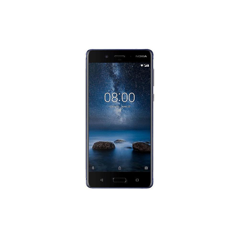 Nokia 8 64GB glossy blue Android 7.1 Smartphone, Nokia, 8, 64GB, glossy, blue, Android, 7.1, Smartphone