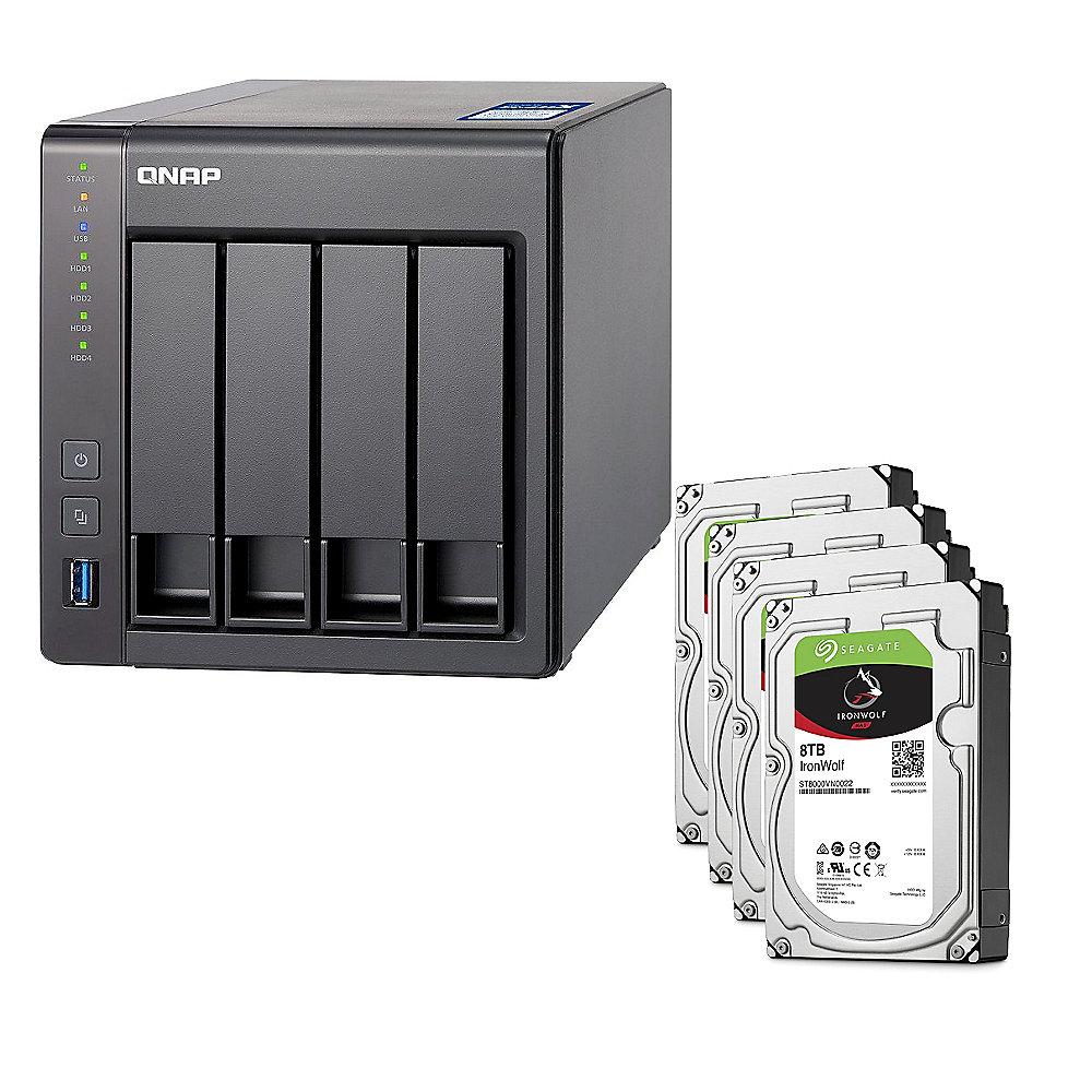 QNAP TS-431X-2G NAS System 4-Bay 32TB inkl. 4x 8TB Seagate ST8000VN0022, QNAP, TS-431X-2G, NAS, System, 4-Bay, 32TB, inkl., 4x, 8TB, Seagate, ST8000VN0022
