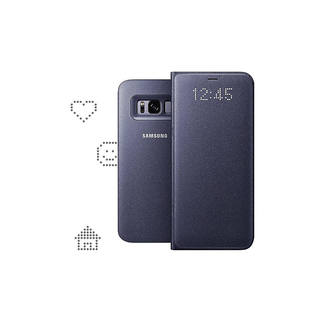 Samsung EF-NG955 LED View Cover für Galaxy S8  violett