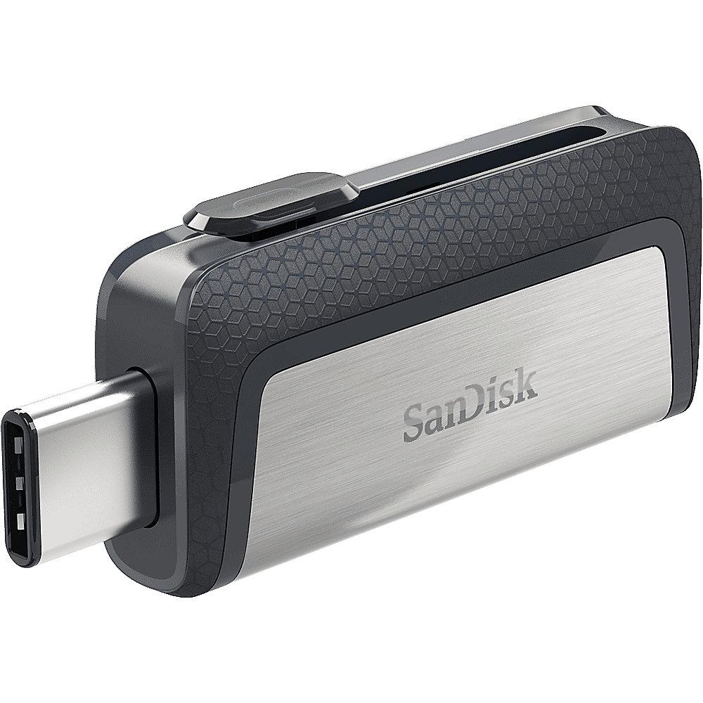SanDisk Ultra Dual 64GB USB 3.1 Type-C/USB Laufwerk, SanDisk, Ultra, Dual, 64GB, USB, 3.1, Type-C/USB, Laufwerk