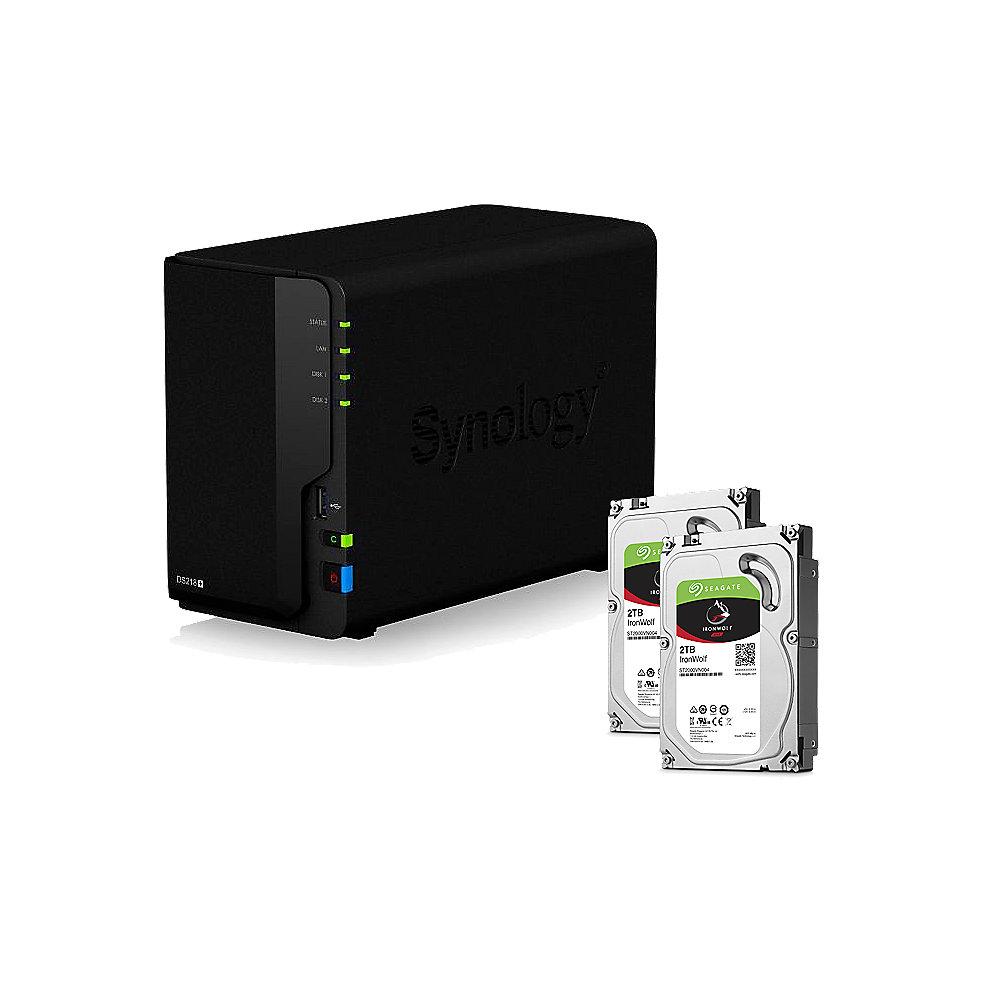 Synology DS218  NAS System 2-Bay 4TB inkl. 2x 2TB Seagate ST2000VN004