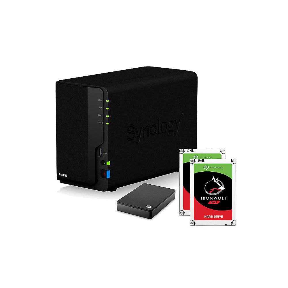 Synology Seagate NAS Backup Lösung 6TB mit externer 4TB Sicherung