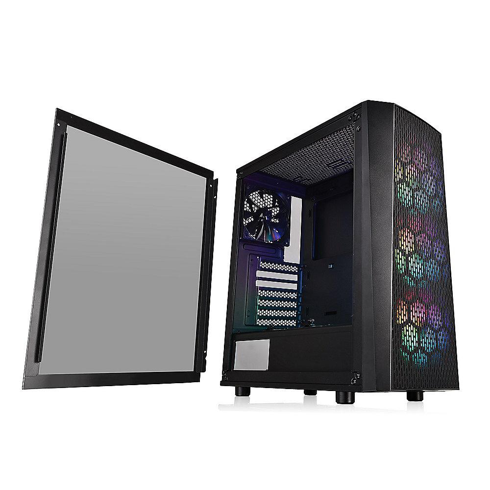 Thermaltake Versa J24 TG ARGB Midi-Tower ATX Gehäuse schwarz, Sichtfenster, Thermaltake, Versa, J24, TG, ARGB, Midi-Tower, ATX, Gehäuse, schwarz, Sichtfenster