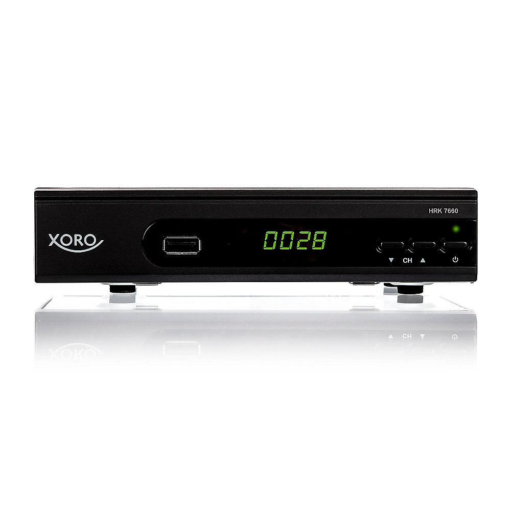 Xoro HRK 7660 Digitaler Kabel-Receiver HDTV, DVB-C, HDMI, SCART, PVR, Xoro, HRK, 7660, Digitaler, Kabel-Receiver, HDTV, DVB-C, HDMI, SCART, PVR