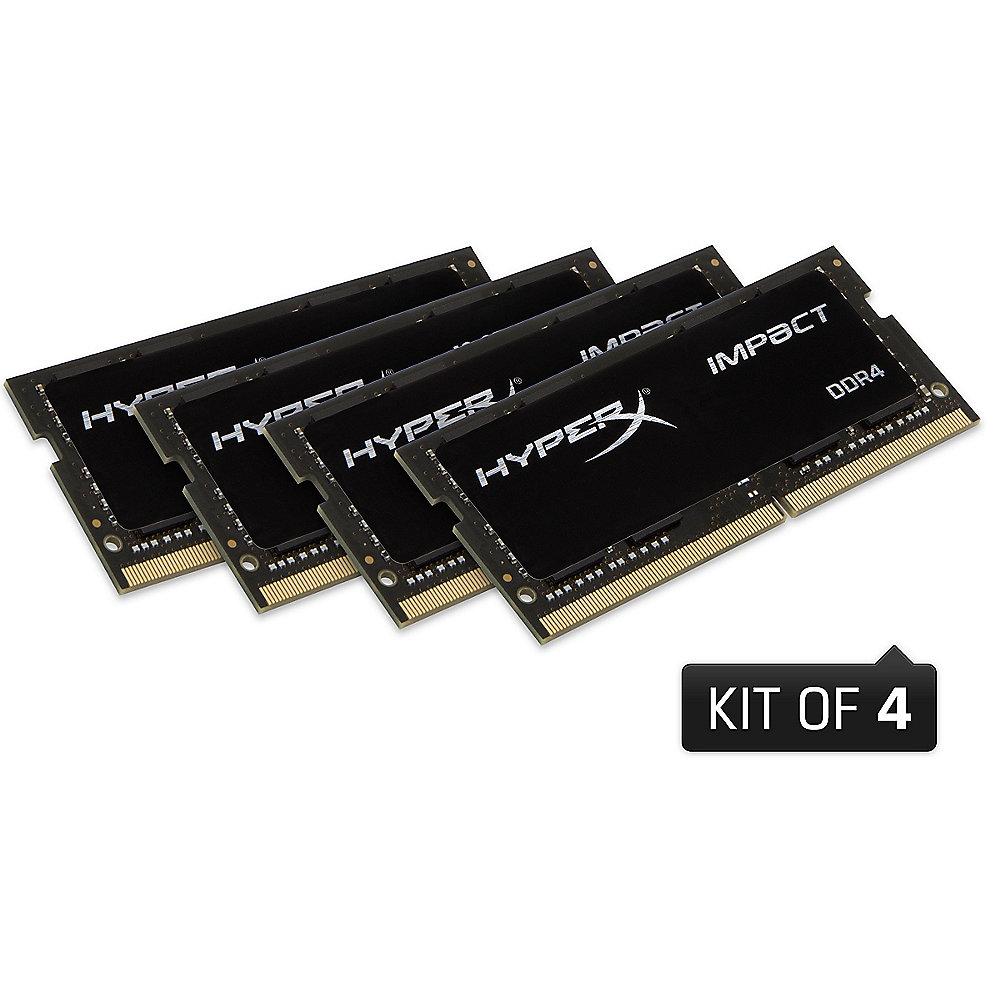 32GB (4x8GB) HyperX Impact DDR4-2400 CL15 SO-DIMM RAM Kit, 32GB, 4x8GB, HyperX, Impact, DDR4-2400, CL15, SO-DIMM, RAM, Kit