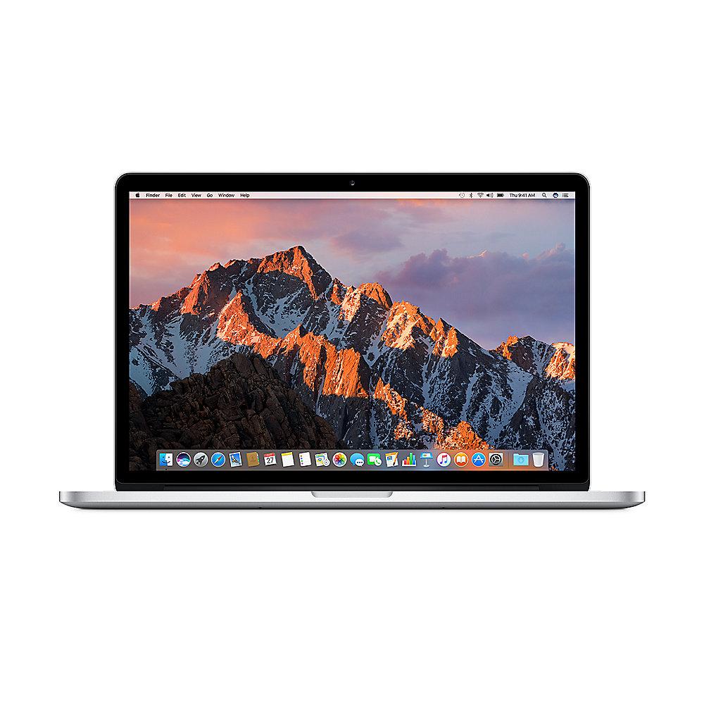Apple MacBook Pro 15,4" 2017 i7 3,1/16/256 GB Touchbar RP555 Silber BTO