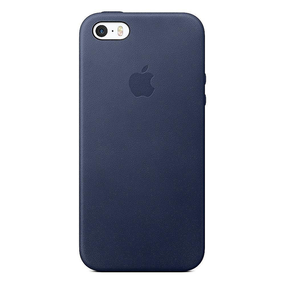 Apple Original iPhone SE Leder Case-Mitternachtsblau