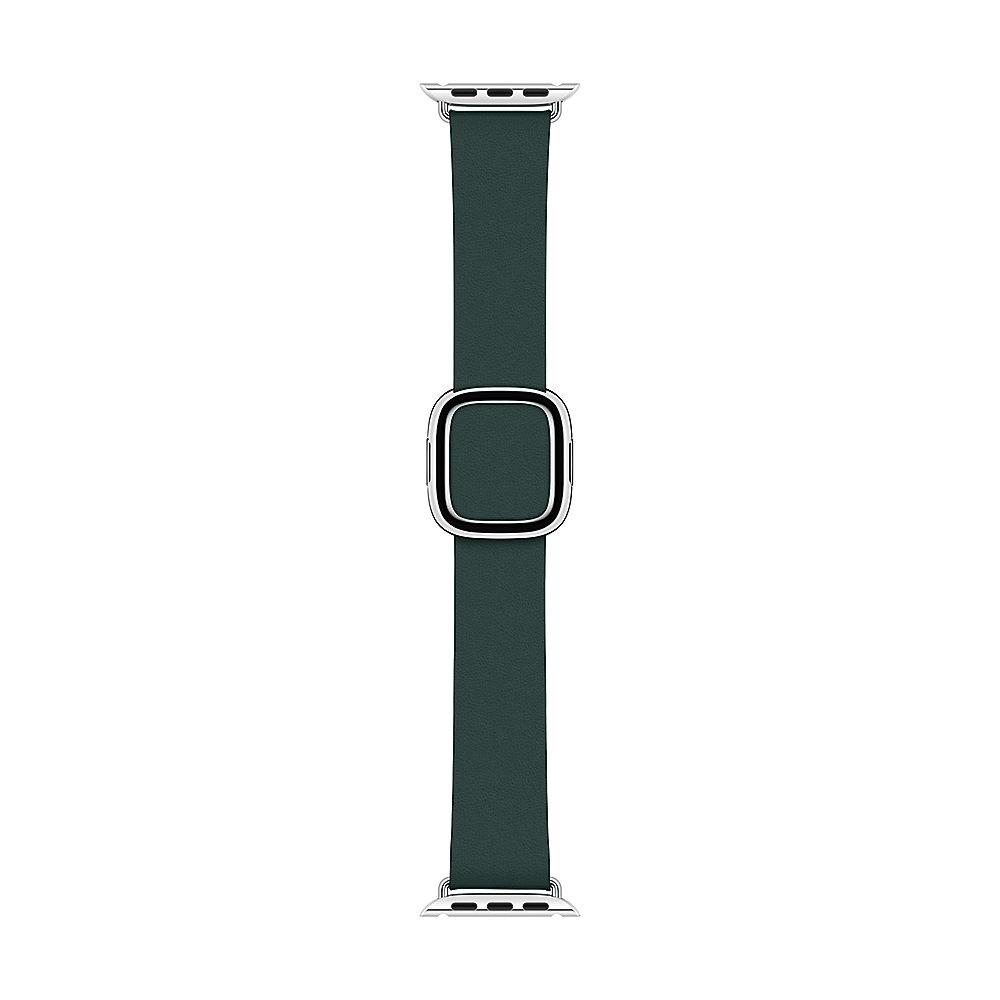 Apple Watch 40mm Modernes Lederarmband Waldgrün medium, Apple, Watch, 40mm, Modernes, Lederarmband, Waldgrün, medium