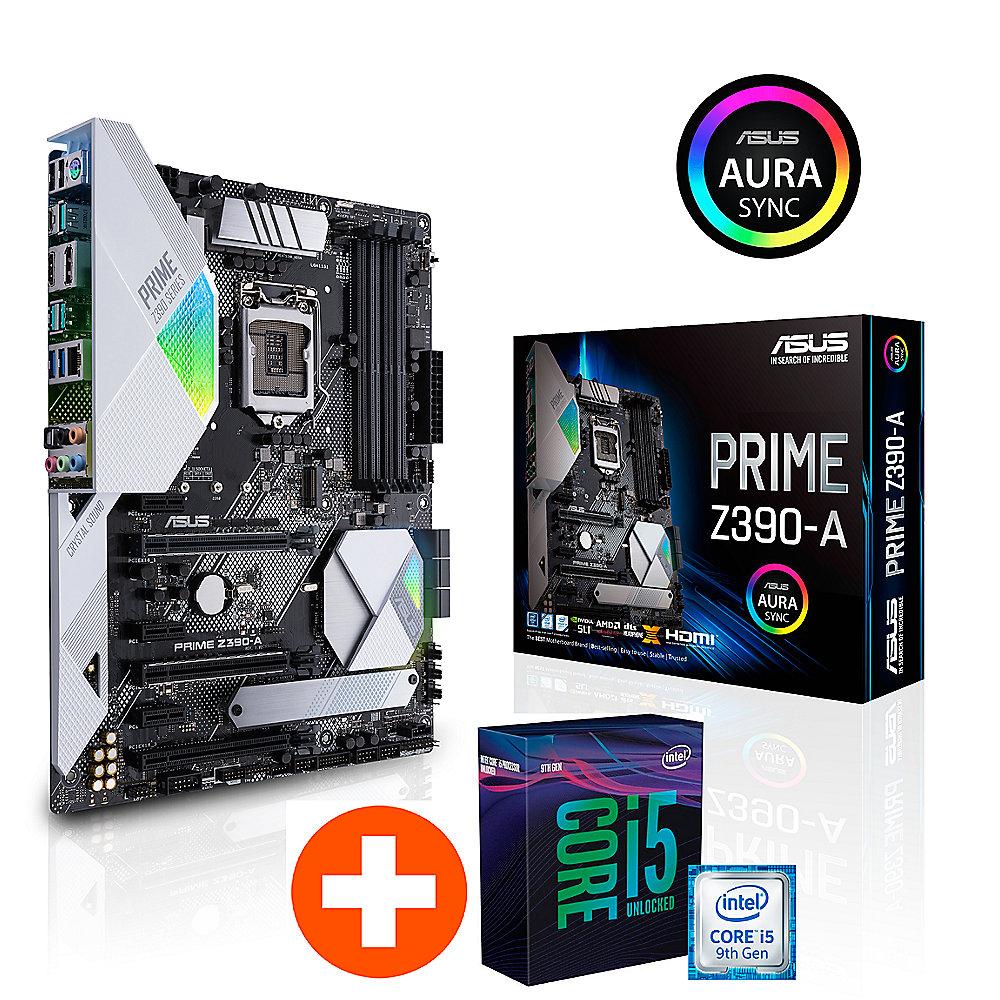ASUS PRIME Z390-A ATX Mainboard Sockel 1151   Intel Core i5-9600K