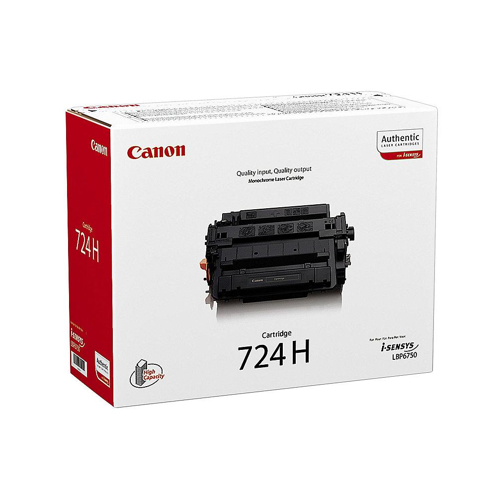 Canon 3482B002 Toner schwarz CRG 724H, Canon, 3482B002, Toner, schwarz, CRG, 724H