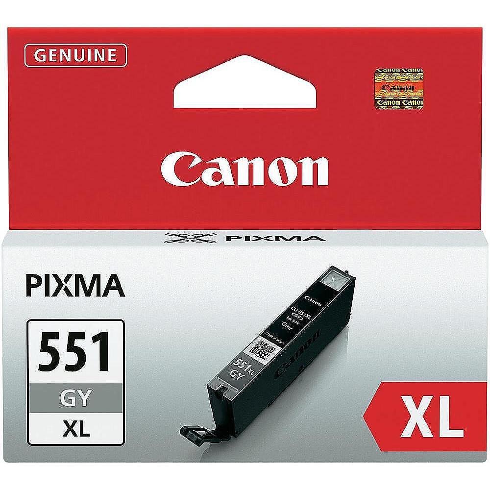 Canon 6447B001 Druckerpatrone grau CLI-551XL GY hohe Ergiebigkeit, Canon, 6447B001, Druckerpatrone, grau, CLI-551XL, GY, hohe, Ergiebigkeit