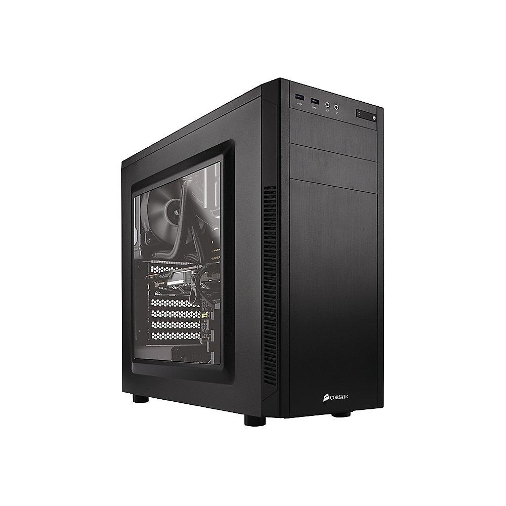 Corsair Carbide 100R Midi Tower Gehäuse schwarz ATX Seitenfenster (ohne NT), Corsair, Carbide, 100R, Midi, Tower, Gehäuse, schwarz, ATX, Seitenfenster, ohne, NT,