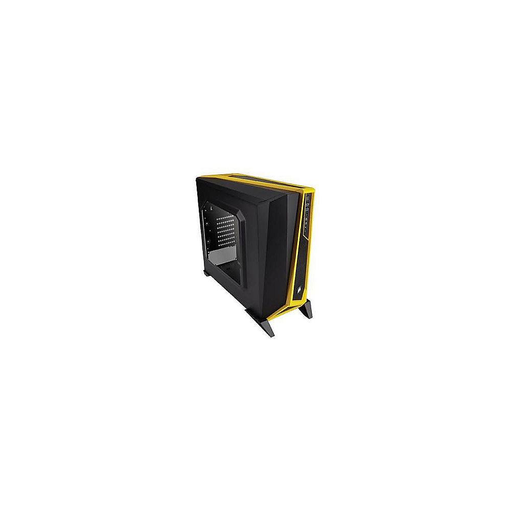 Corsair Carbide SPEC-ALPHA Schwarz/Gelb Midi Tower Gaming Gehäuse Seitenfenster