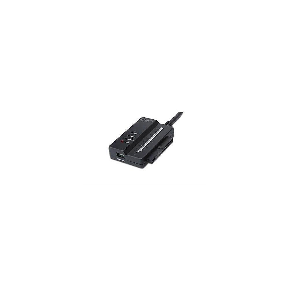 DIGITUS USB 3.0 Adapterkabel Typ-A zu IDE & SATA schwarz