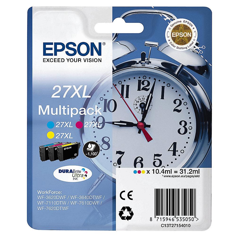 Epson 27XL Druckerpatronen Multipack Gelb Cyan Magenta T2715