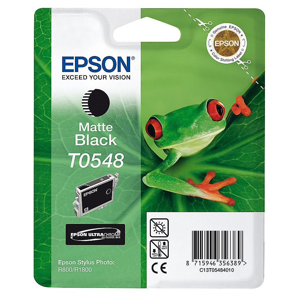 Epson C13T05484020 Druckerpatrone T0548 pigmentiertes mattschwarz, Epson, C13T05484020, Druckerpatrone, T0548, pigmentiertes, mattschwarz
