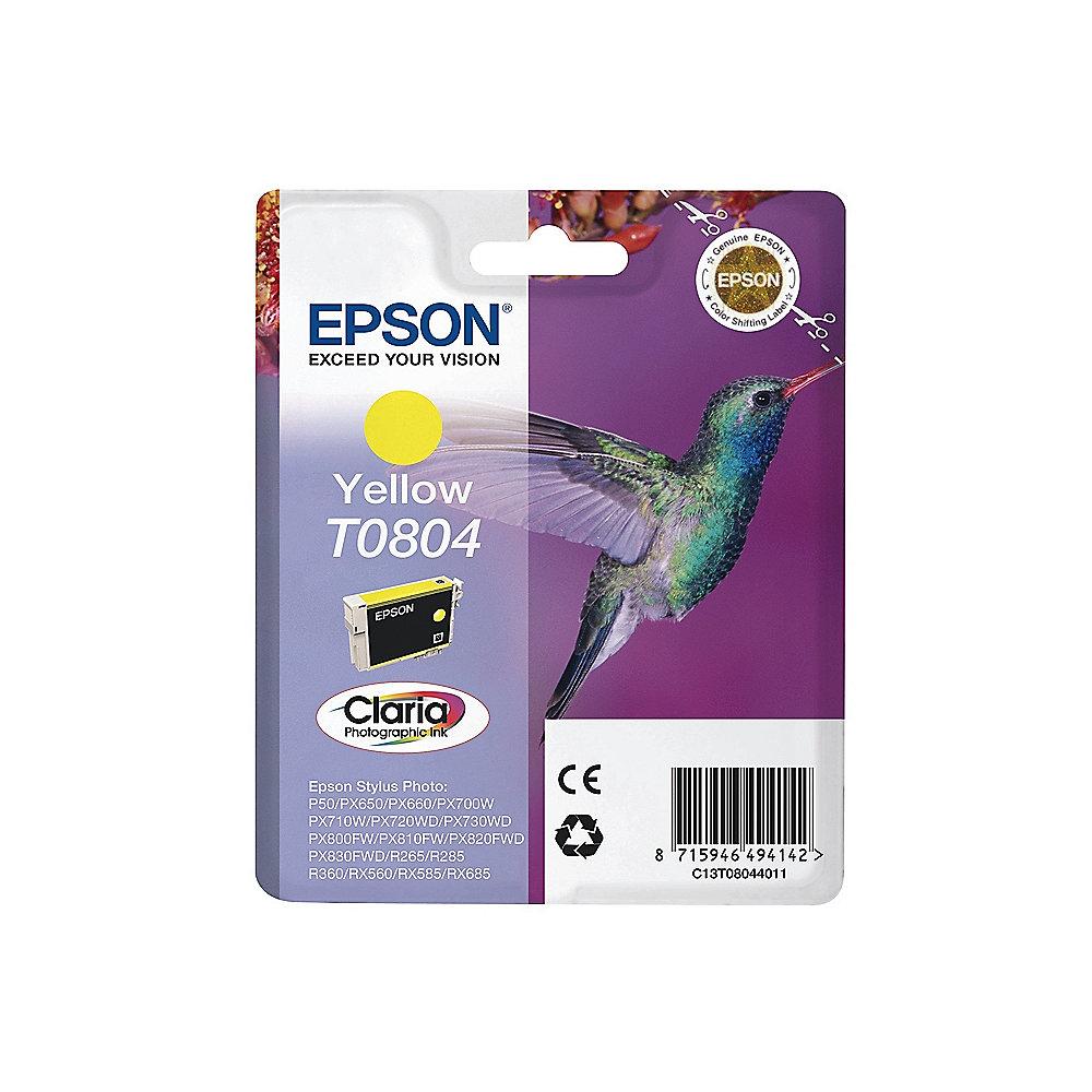 Epson C13T08044010 Druckerpatrone T0804 gelb, Epson, C13T08044010, Druckerpatrone, T0804, gelb