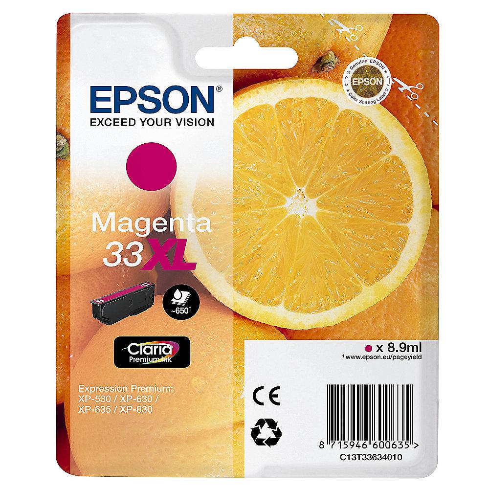 Epson C13T33634010 Druckerpatrone 33XL magenta