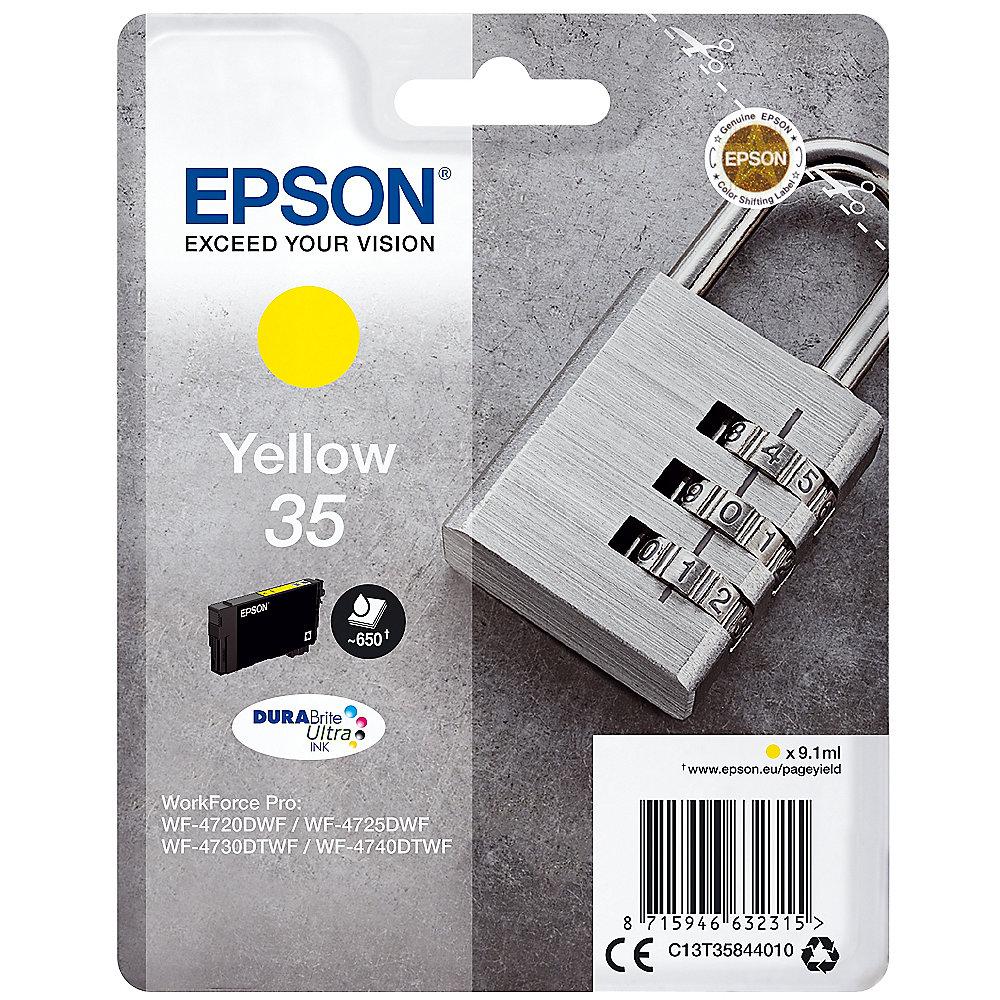 Epson C13T35844010 Druckerpatrone 35 gelb, Epson, C13T35844010, Druckerpatrone, 35, gelb