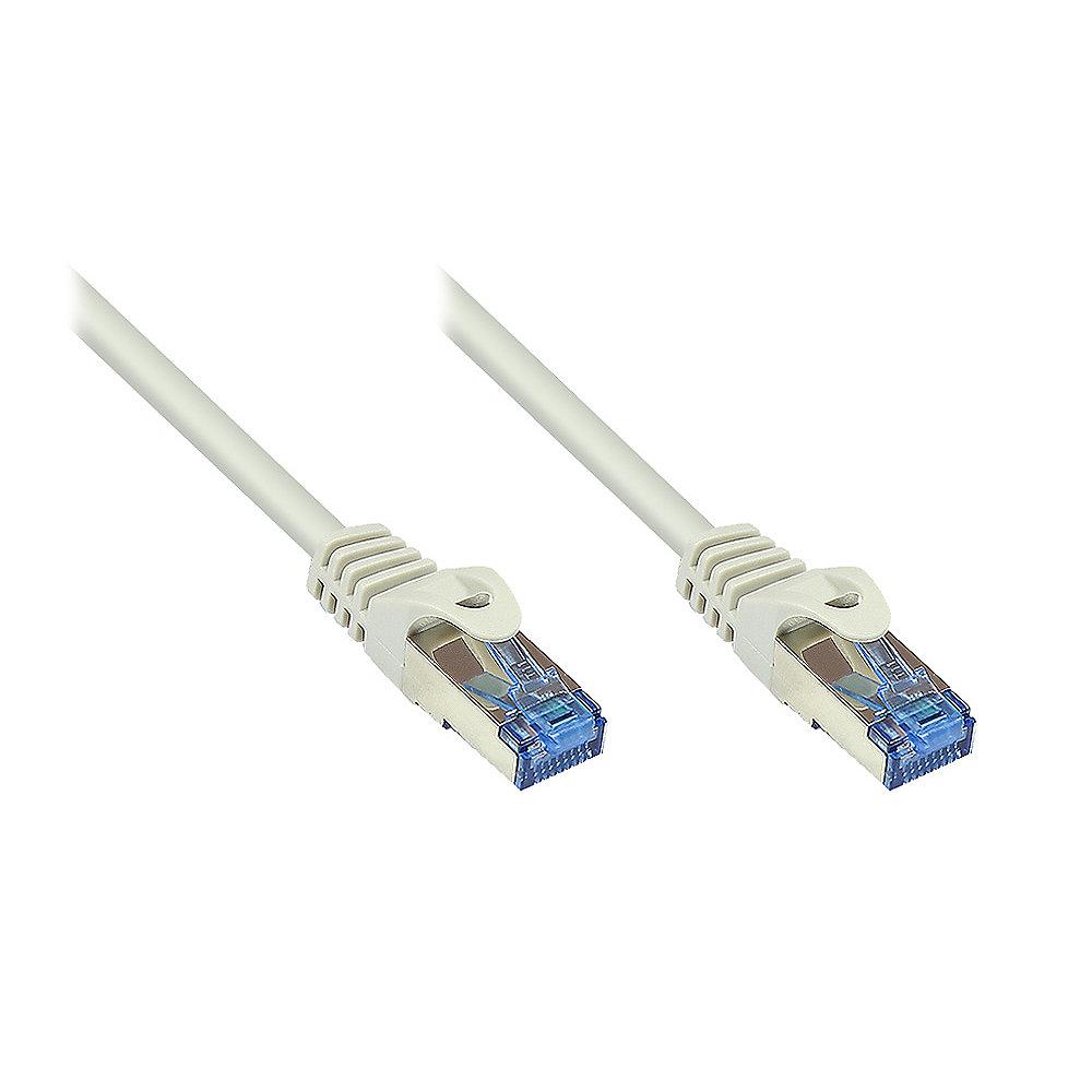 Good Connections 10m RNS Patchkabel CAT6A S/FTP PiMF halogenfrei grau, Good, Connections, 10m, RNS, Patchkabel, CAT6A, S/FTP, PiMF, halogenfrei, grau