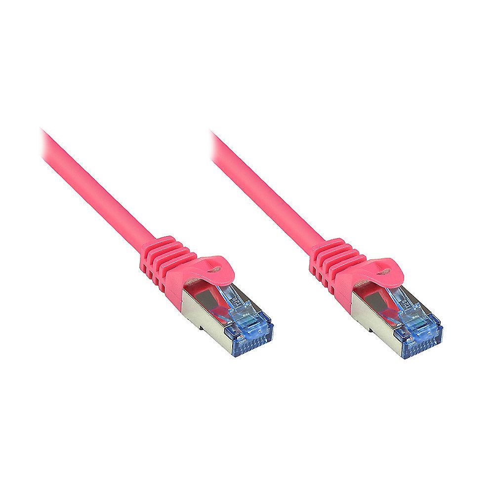 Good Connections 50m RNS Patchkabel CAT6A S/FTP PiMF halogenfrei magenta