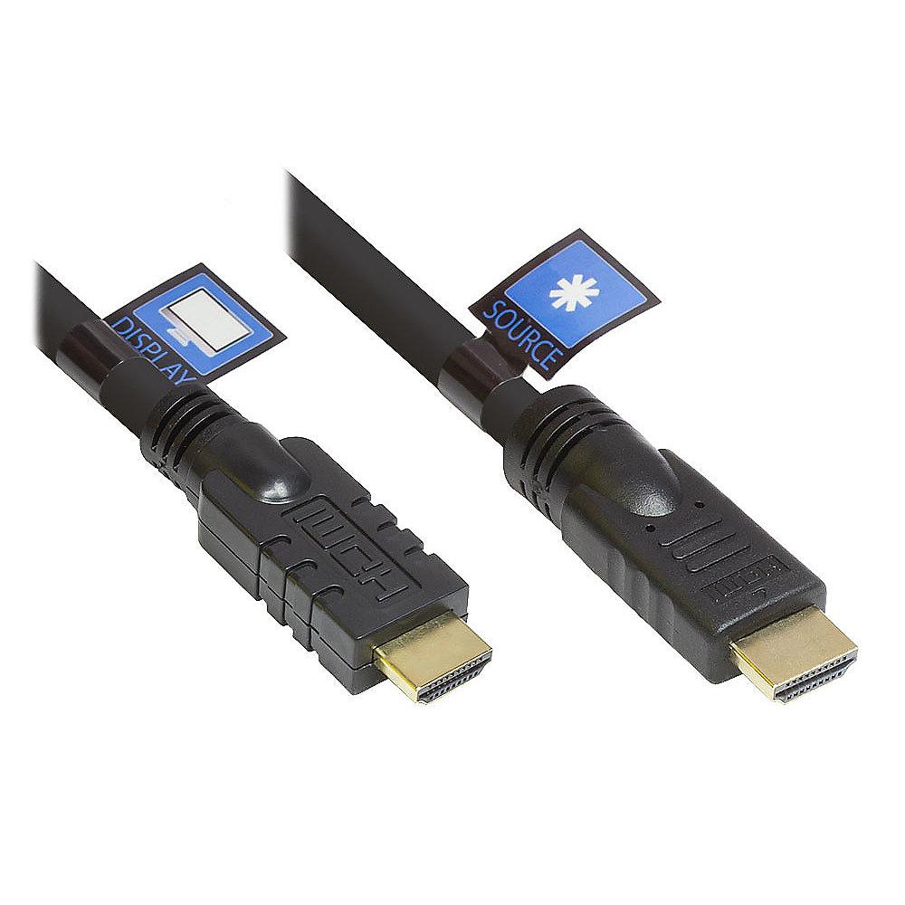 Good Connections HDMI Kabel 10m mit Ethernet 4K2K UHD schwarz, Good, Connections, HDMI, Kabel, 10m, Ethernet, 4K2K, UHD, schwarz