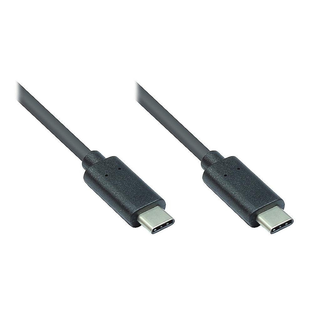 Good Connections USB 3.1 Anschlusskabel 1,8m Typ-C Stecker zu Stecker schwarz, Good, Connections, USB, 3.1, Anschlusskabel, 1,8m, Typ-C, Stecker, Stecker, schwarz