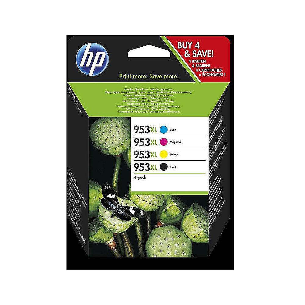 HP 953XL Original Druckerpatrone Multipack (BK,C,M,Y) 3HZ52AE, HP, 953XL, Original, Druckerpatrone, Multipack, BK,C,M,Y, 3HZ52AE