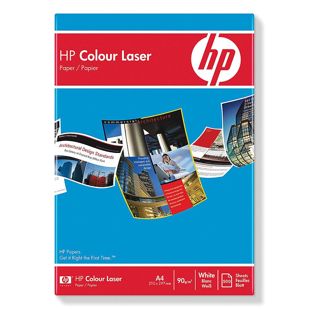 HP CHP370 Farblaser-Papier, 500 Blatt, DIN A4, 90 g/qm, HP, CHP370, Farblaser-Papier, 500, Blatt, DIN, A4, 90, g/qm