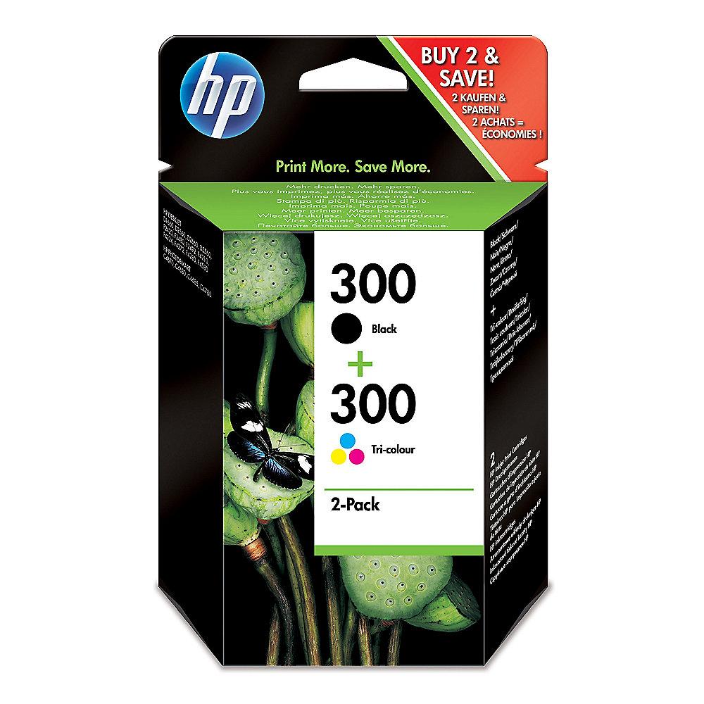 HP CN637EE Original Druckerpatronen 300 2er Pack Schwarz und Dreifarbig