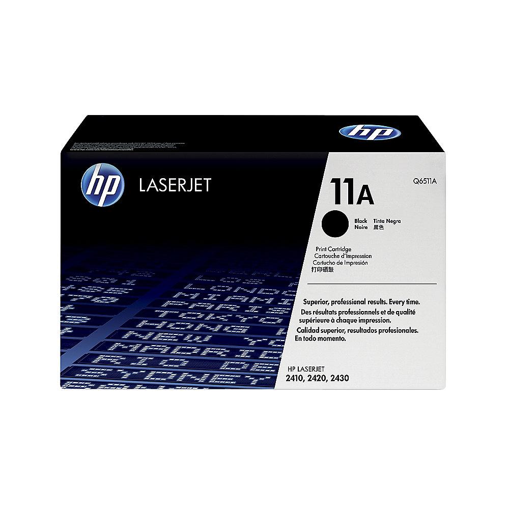 HP Q6511A Original Tonerkassette 11A Schwarz für ca. 6.000 Seiten