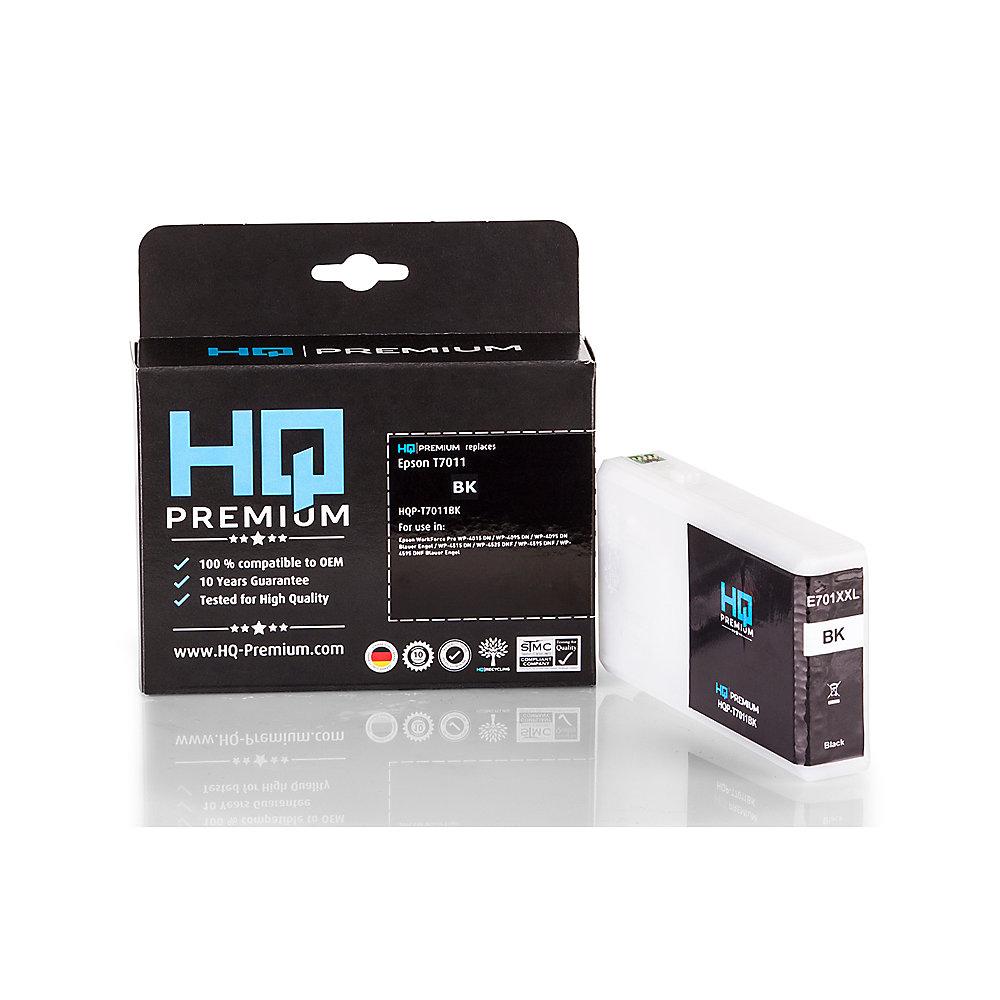 HQ-Premium Tintenpatrone ersetzt HP 301XL Schwarz