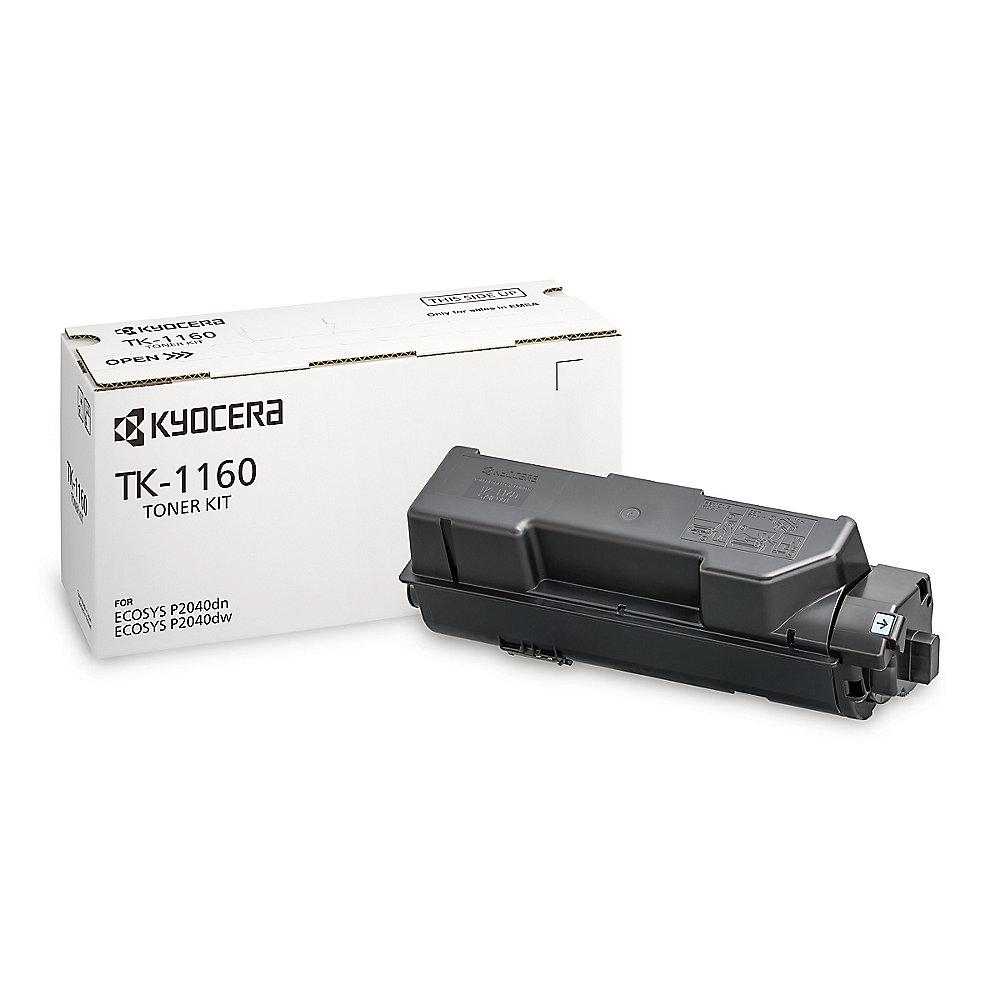 Kyocera 1T02RY0NL0 Toner TK-1160 Schwarz für ca. 7.200 Seiten, Kyocera, 1T02RY0NL0, Toner, TK-1160, Schwarz, ca., 7.200, Seiten