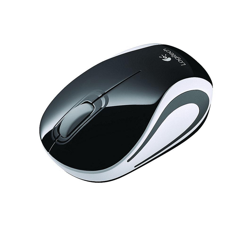 Logitech M187 Kabellose Ultra Portable Maus schwarz