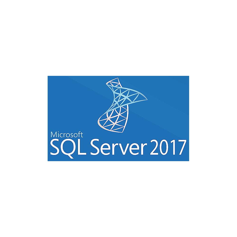 Microsoft SQL Server Standard 2017, Lizenz 1Server MOLP Single Language