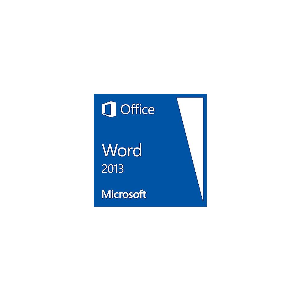 Microsoft Word 2013 Win Open-NL 1 PC inkl. SA