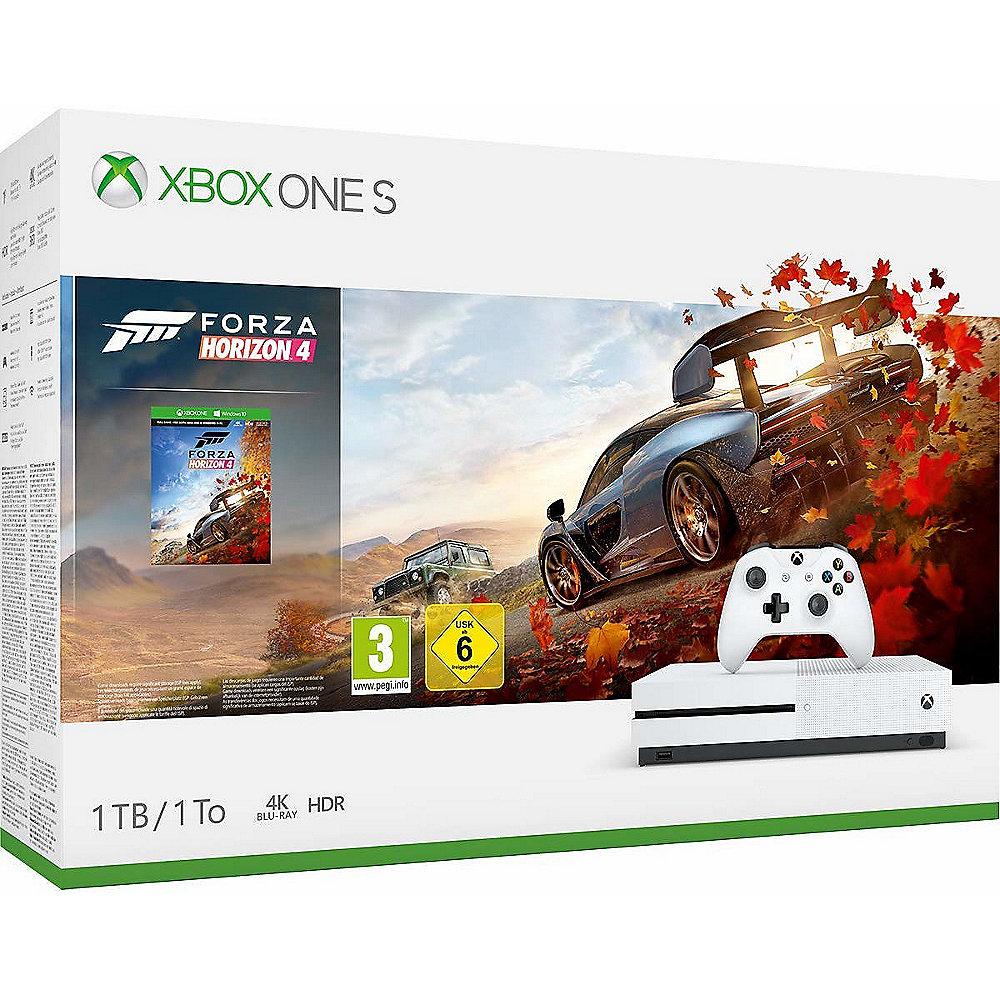Microsoft Xbox One S Konsole 1TB Forza Horizon 4 Bundle, Microsoft, Xbox, One, S, Konsole, 1TB, Forza, Horizon, 4, Bundle