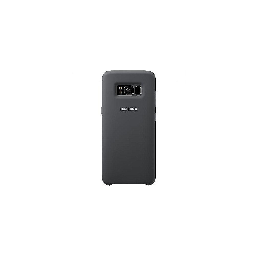 Samsung EF-PG950 Silicone Cover für Galaxy S8 silber-grau, Samsung, EF-PG950, Silicone, Cover, Galaxy, S8, silber-grau