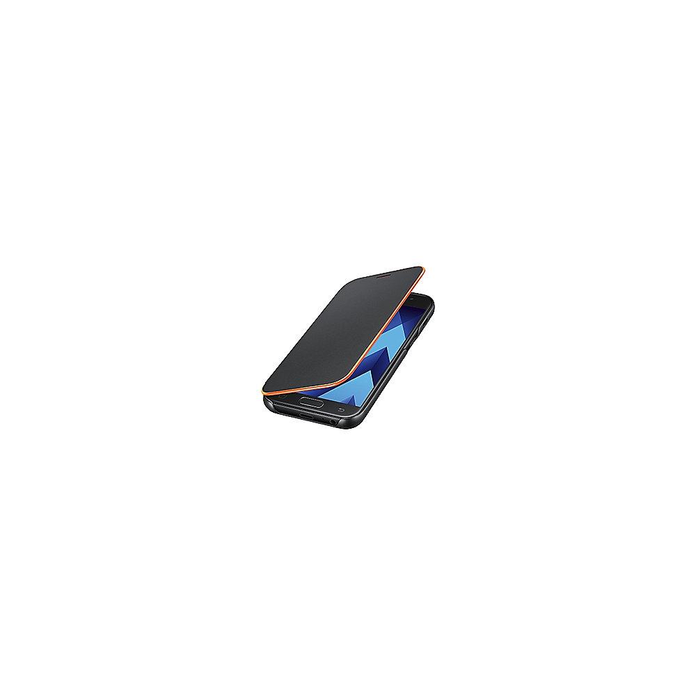 Samsung Neon Flip Cover EF-FA320 für Galaxy A3 (2017), Schwarz, Samsung, Neon, Flip, Cover, EF-FA320, Galaxy, A3, 2017, Schwarz